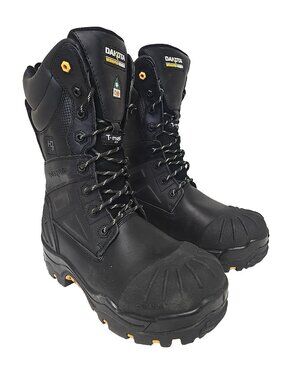 DAKOTA Men's 8901 Composite Toe Composite Plate HD3 Waterproof Boots Black 10M